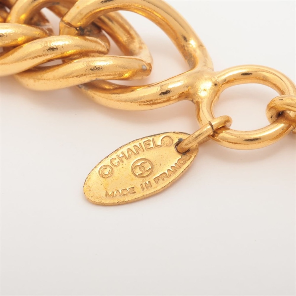 Chanel 31 RUE CAMBON 80s 24K Gold Plated Choker Chocker Necklace Medallion Coin - Picture 5 of 5